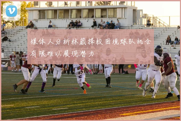 媒体人分析林葳择校困境球队机会有限难以展现潜力